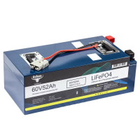 Литиевый тяговый аккумулятор Rutrike LiFePO4 60V/52Ah/80A BT (73V 10A)